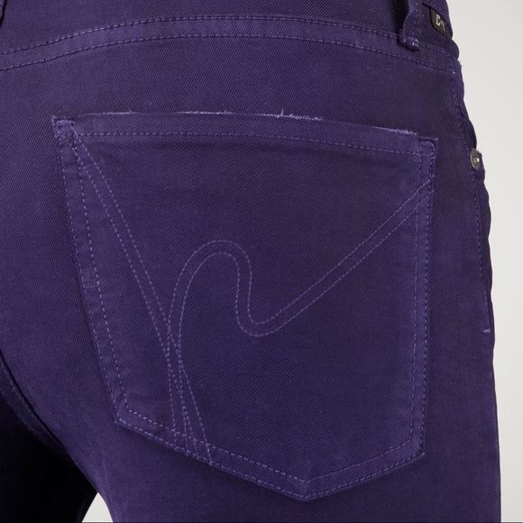 Citizens of Humanity purple midrise denim - Picture 2 of 3